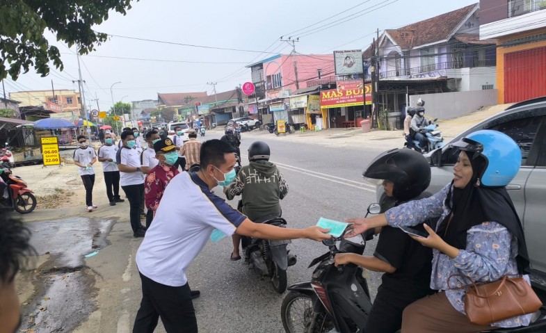 500 Porsi Makanan dan Masker Gratis Dibagikan Rutan Samarinda, Peduli Warga Terdampak Kabut Asap Karhutla