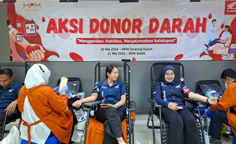AHM Ajak Mahasiswa Donor Darah, Kumpulkan 6.345 Kantong