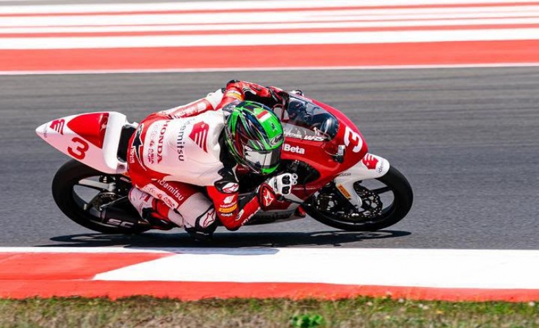 Bintang Pranata Raih Podium Kedua Race Pertama Idemitsu Moto4 Asia Cup Mandalika