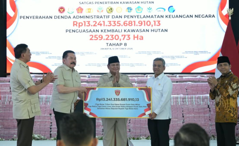 Prabowo: Satgas PKH Selamatkan Rp52 Triliun Kekayaan Negara