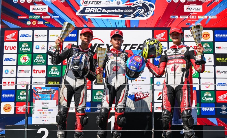 Tampil Gemilang di Thailand, Pebalap Binaan Astra Honda Raih Double Podium