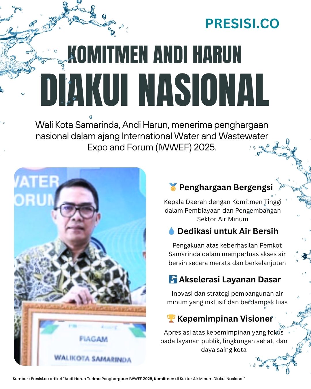 Komitmen Andi Harun Diakui Nasional